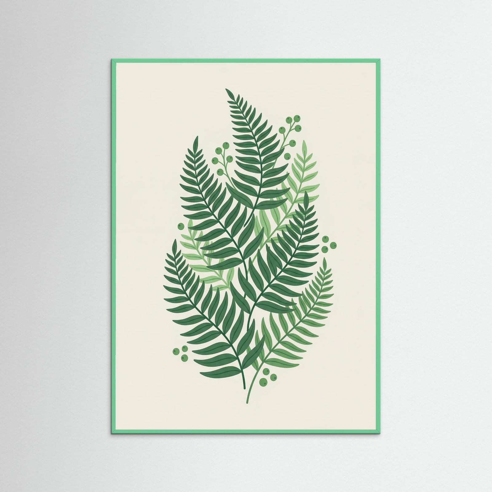 Mint Wood Lush Greenery