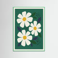 Mint Wood Market Daisy Charm