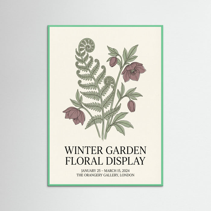 Mint Wood Matisse Botanical Bloom