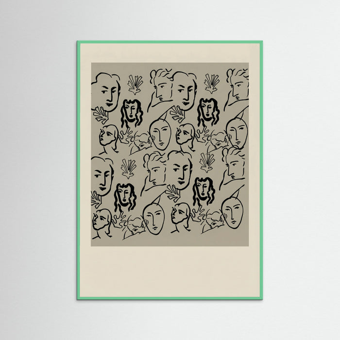 Mint Wood Matisse Cut Outs