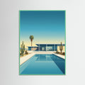 Mint Wood Mid Century Poolside