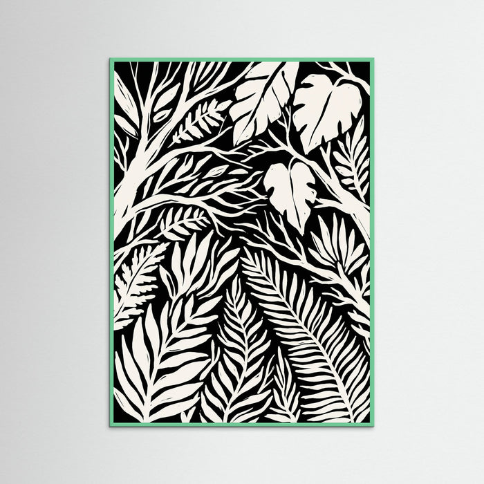 Mint Wood Midnight Bloom Black