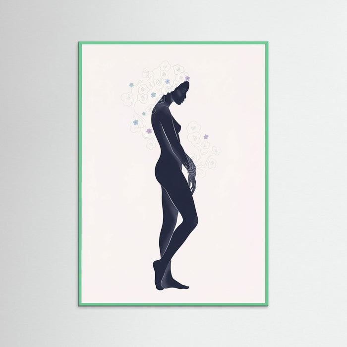 Mint Wood Midnight Bloom