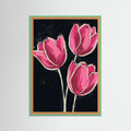 Mint Wood Midnight Bloom