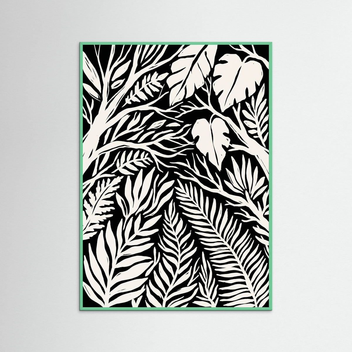 Mint Wood Midnight Bloom