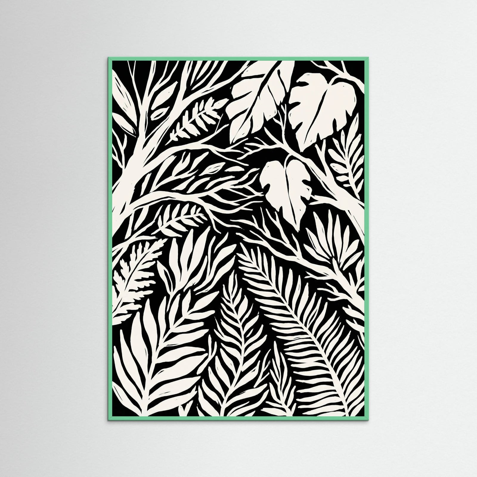 Mint Wood Midnight Bloom