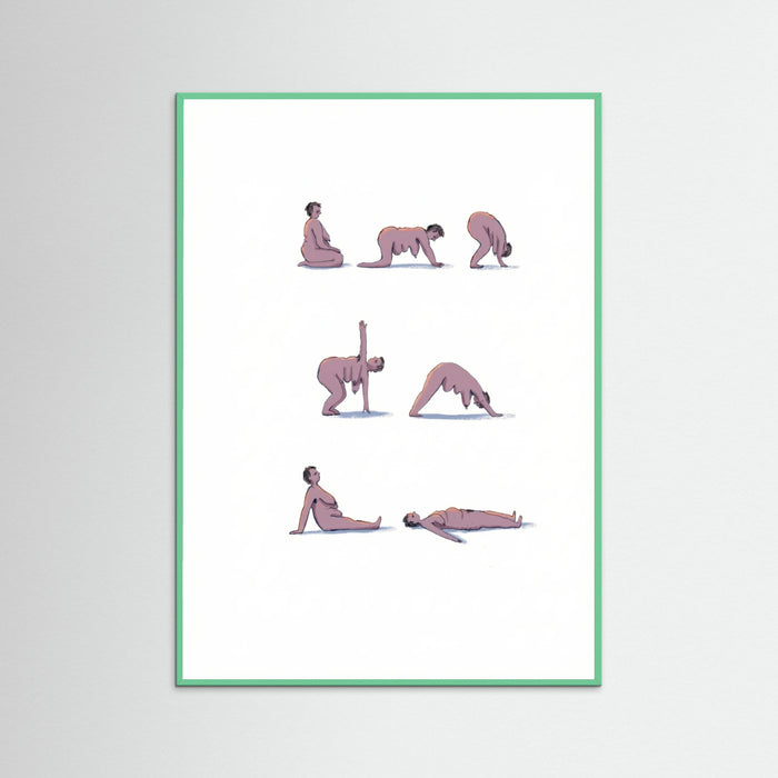 Mint Wood Mindful Movement Poses
