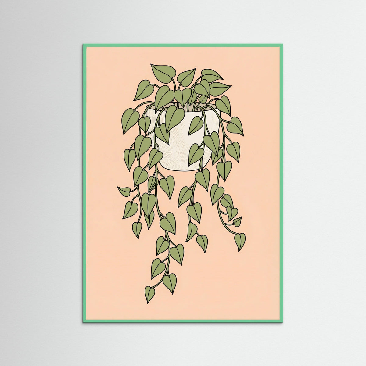 Mint Wood Minimalist Botanica
