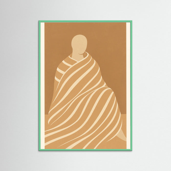 Mint Wood Minimalist Figures