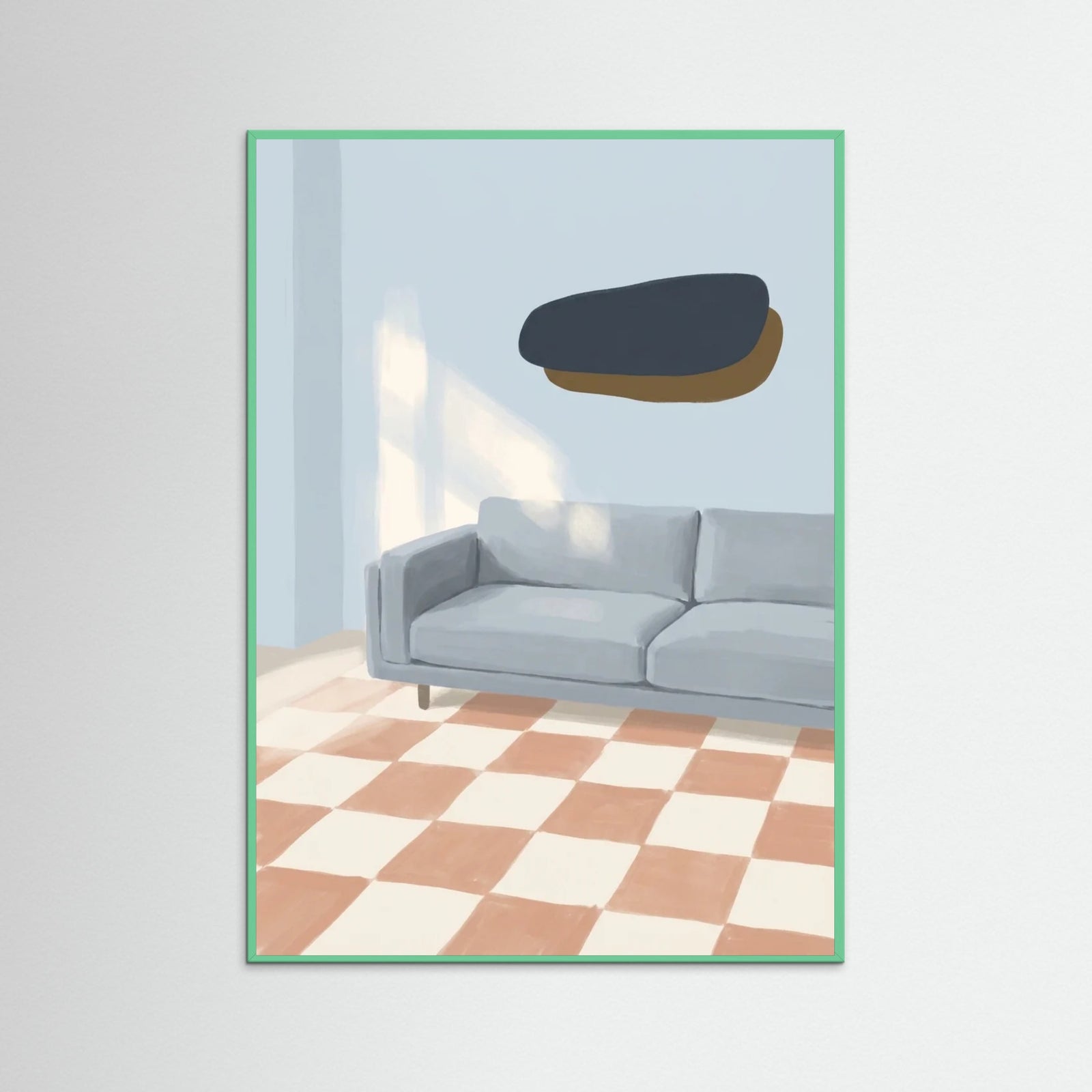 Mint Wood Modern Lounging