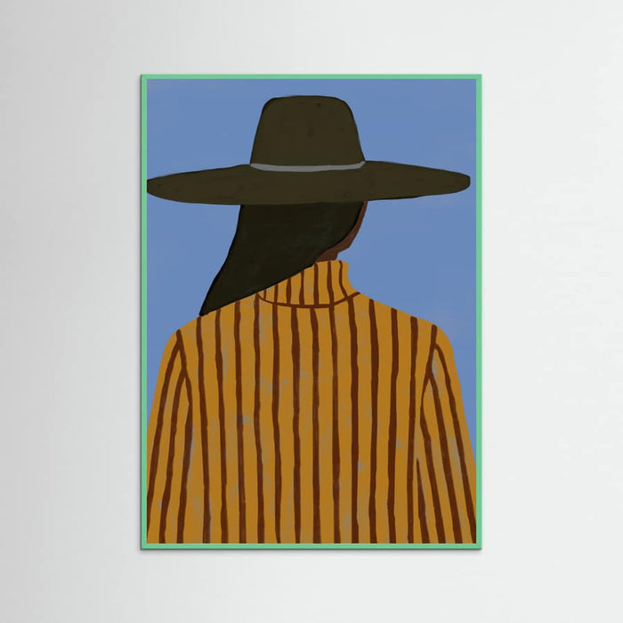 Plakat Modern Woman with Hat – plakat i druk artystyczny