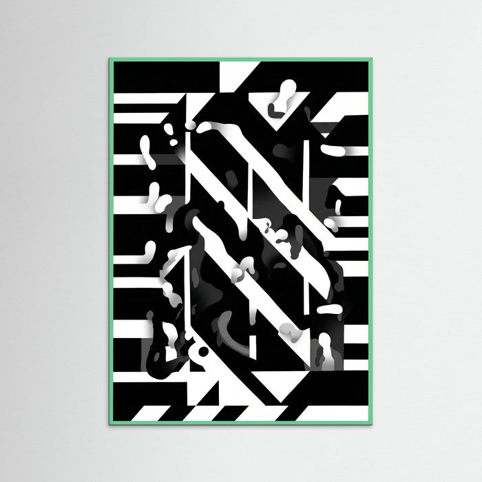 Mint Wood Monochrome Dynamics