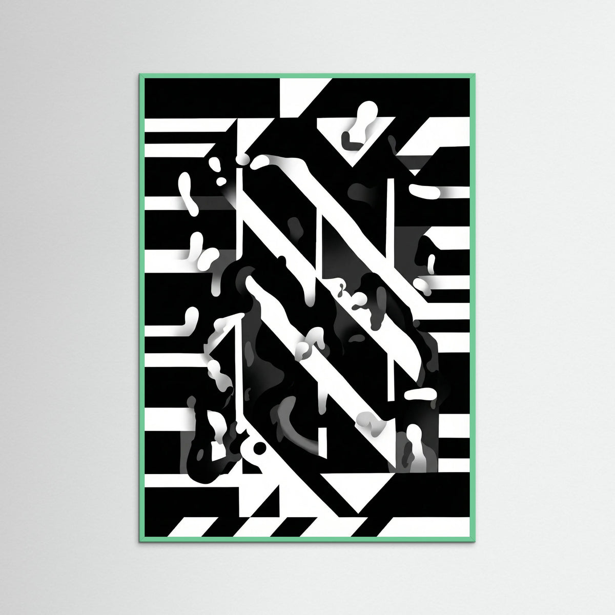 Mint Wood Monochrome Dynamics