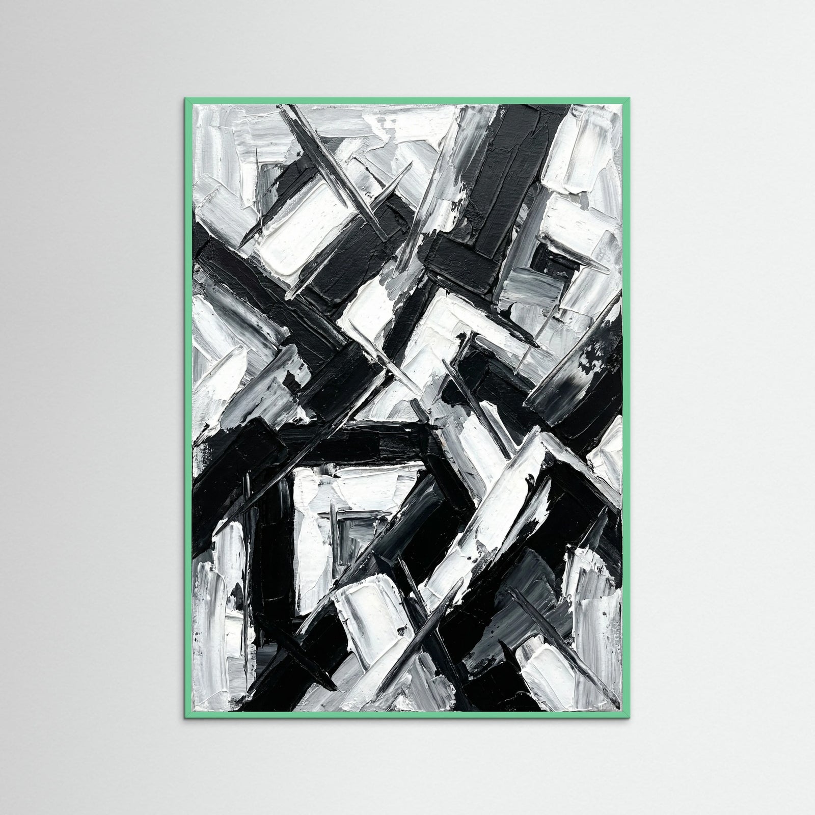 Mint Wood Monochrome Flow