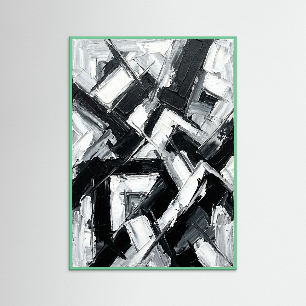 Mint Wood Monochrome Flow
