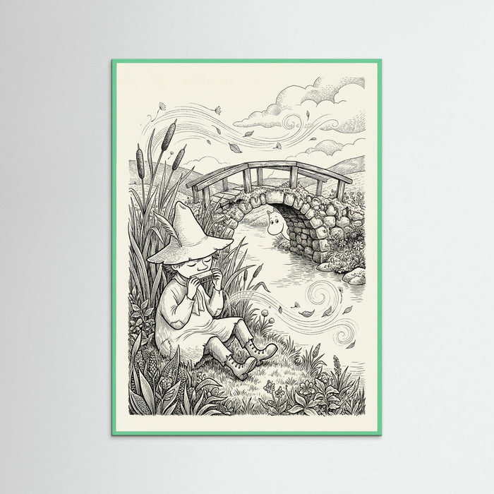 Mint Wood Moomin Summer Meadow