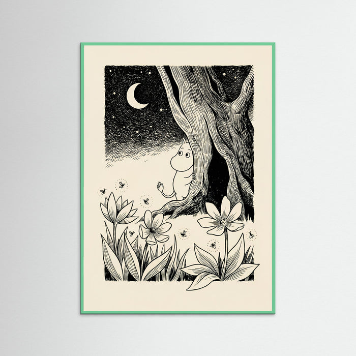 Mint Wood Moomin in Nature