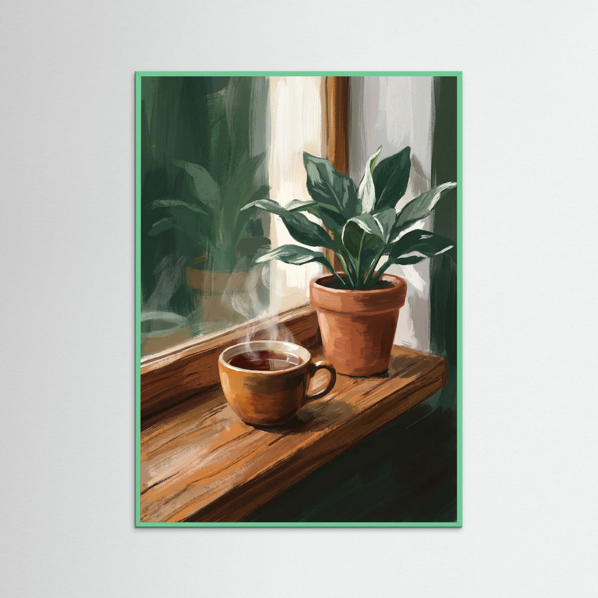 Mint Wood Morning Study