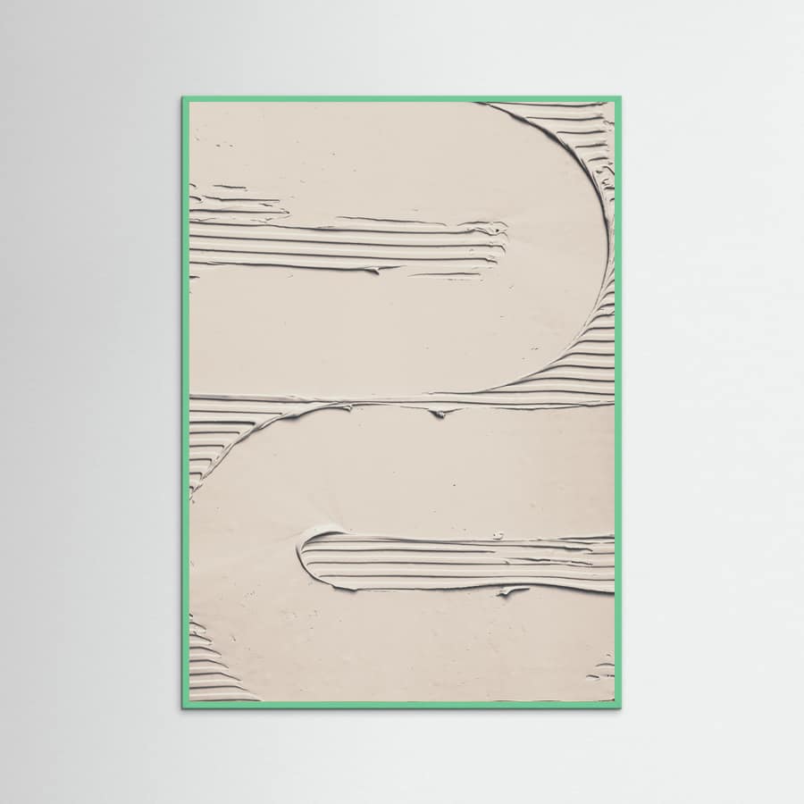 Mud Texture 11 Beige Poster – plakat og kunsttryk