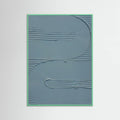 Affiche Mud Texture 12 Blue – affiche et impression d’art