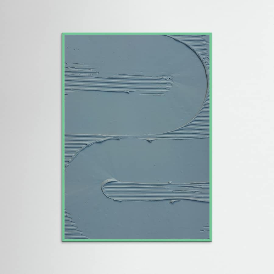 Affiche Mud Texture 12 Blue – affiche et impression d’art