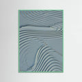 Affiche Mud Texture 15 Blue – affiche et impression d’art