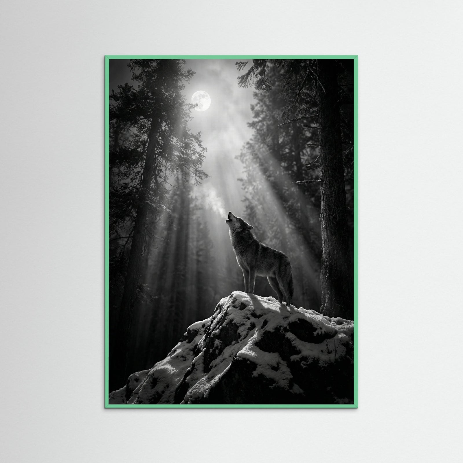 Mint Wood Mystic Deer