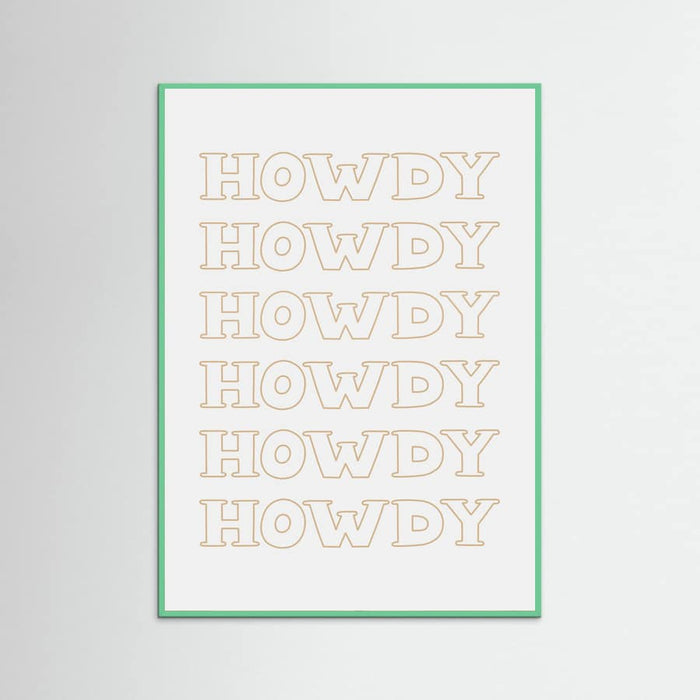 Plakat Neutral Howdy – plakat i druk artystyczny