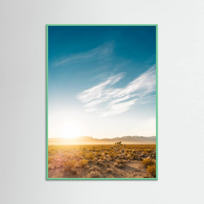 Mint Wood Nevada Desert Sunrise Poster