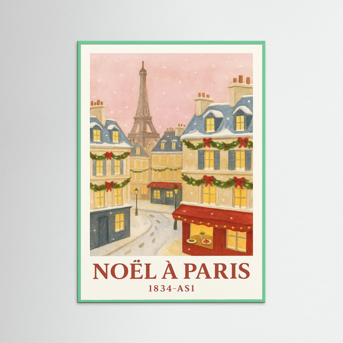 Mint Wood Noel a Paris