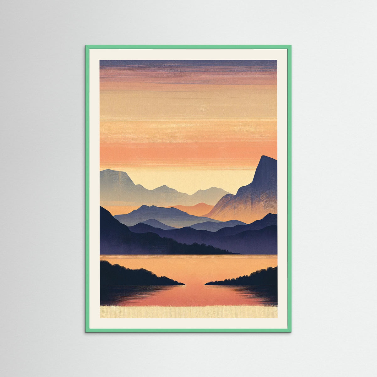 Mint Wood Nordic Sunset