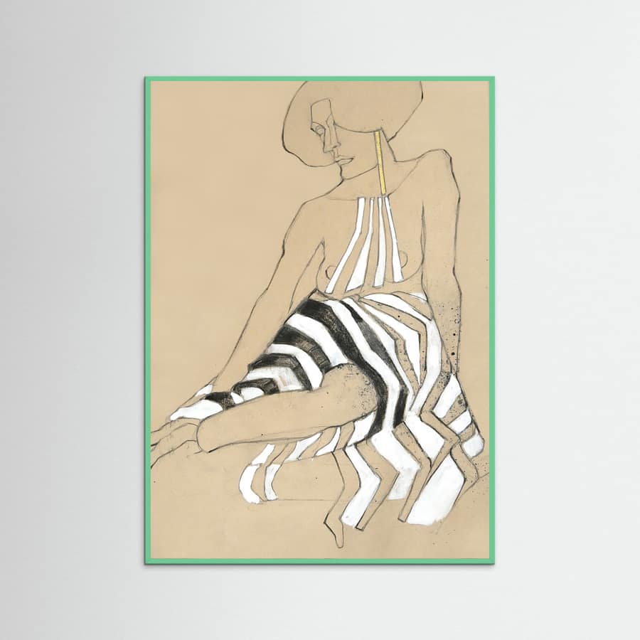 Nude Art Nouveau Poster – poster and art print