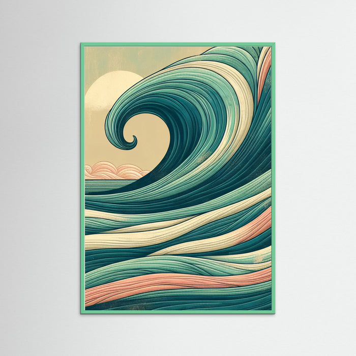 Mint Wood Ocean Dreams
