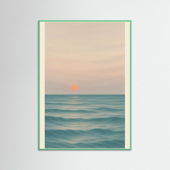 Mint Wood Ocean Embrace