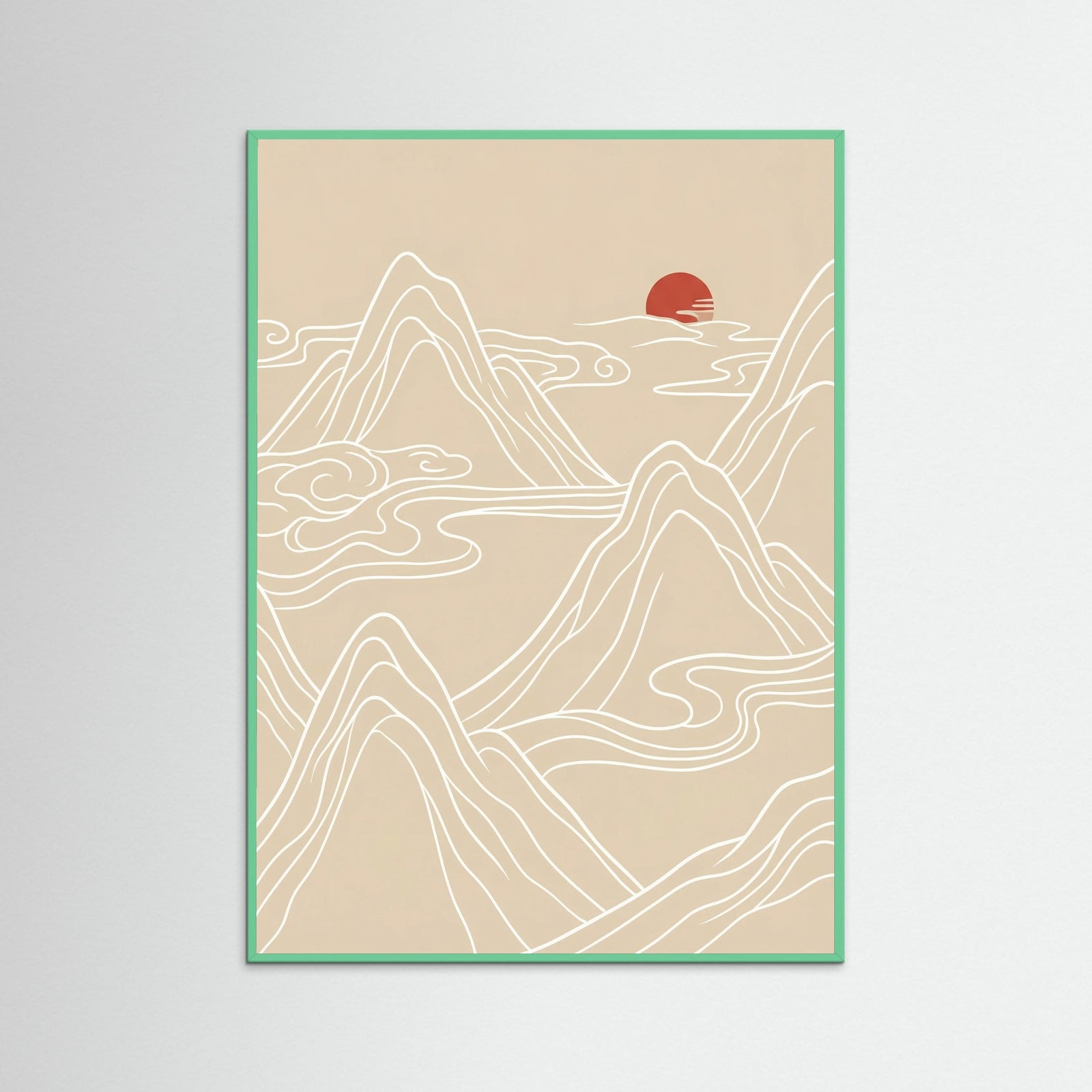 Mint Wood Oceanic Flow