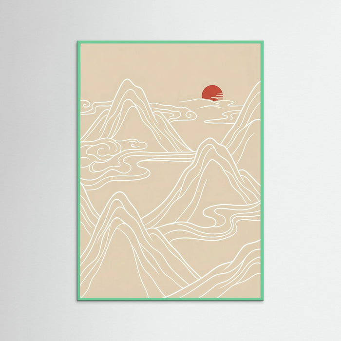 Mint Wood Oceanic Flow