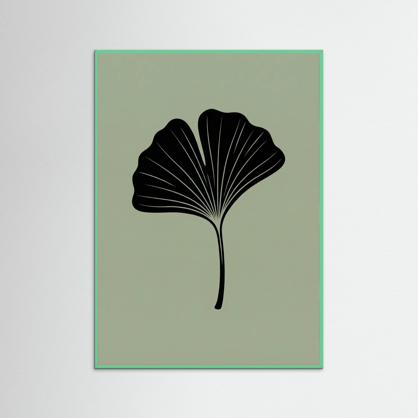 Mint Wood Oceanic Silhouette