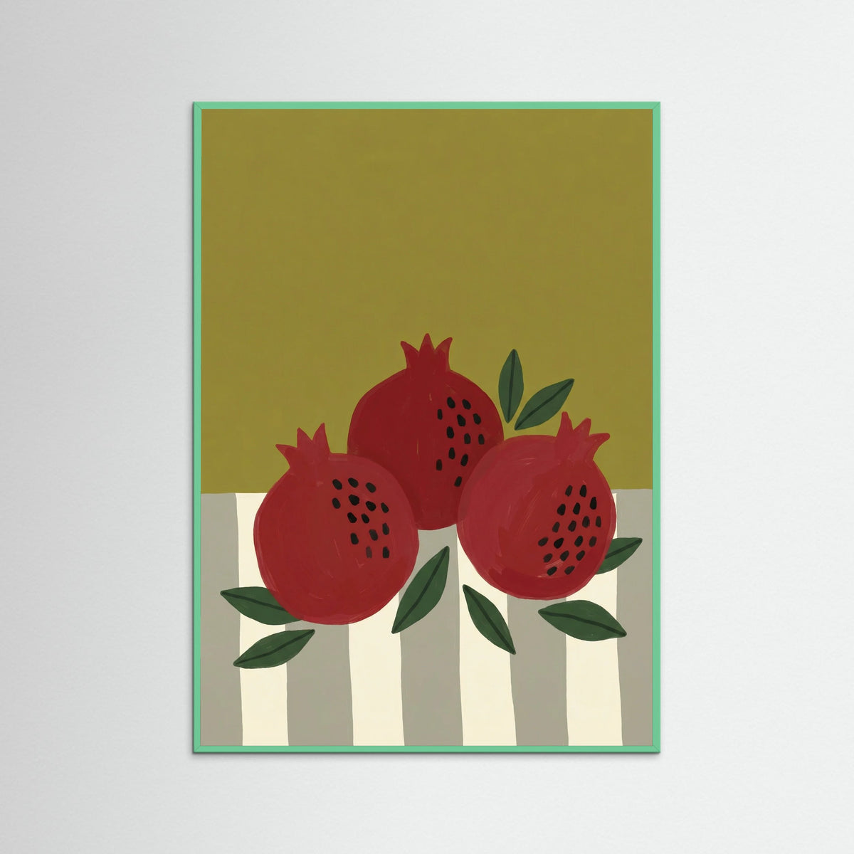 Mint Wood Ochre Bloom Vase