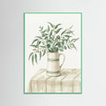 Mint Wood Olive Branch Still