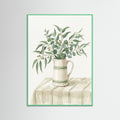 Mint Wood Olive Branch Still