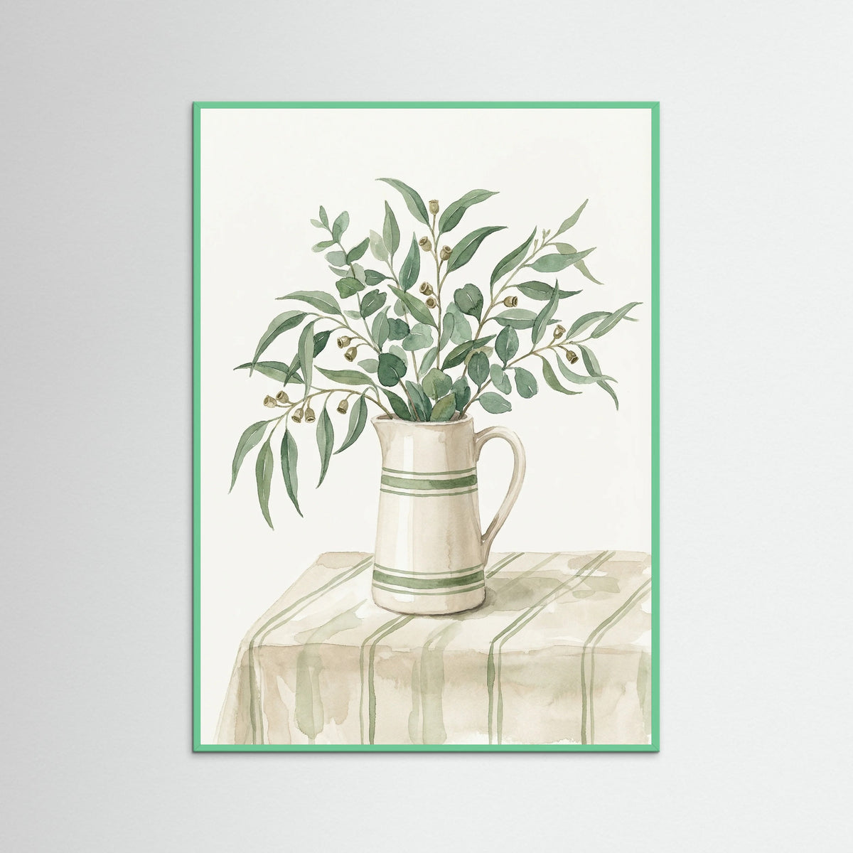 Mint Wood Olive Branch Still