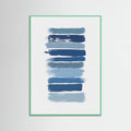 Póster Ombre Blue – póster e impresión artística