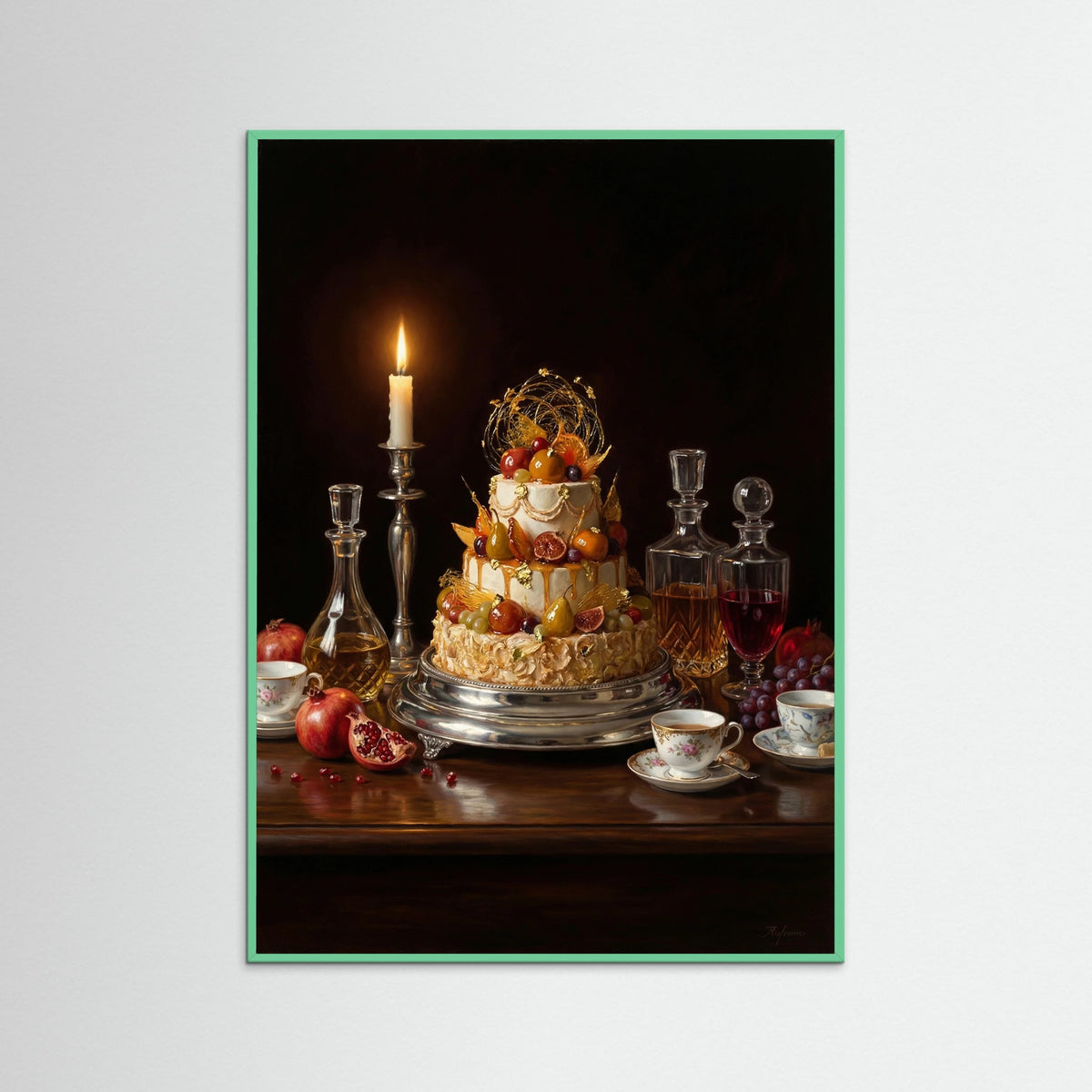 Mint Wood Opulent Feast