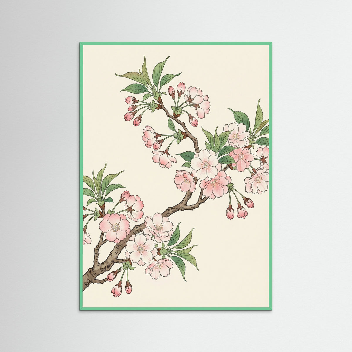 Mint Wood Orange Poppy Grace