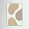 Mint Wood Organic Abstract Flow