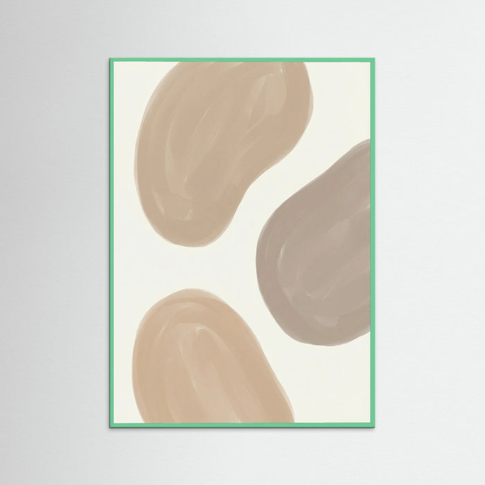 Mint Wood Organic Abstract Flow