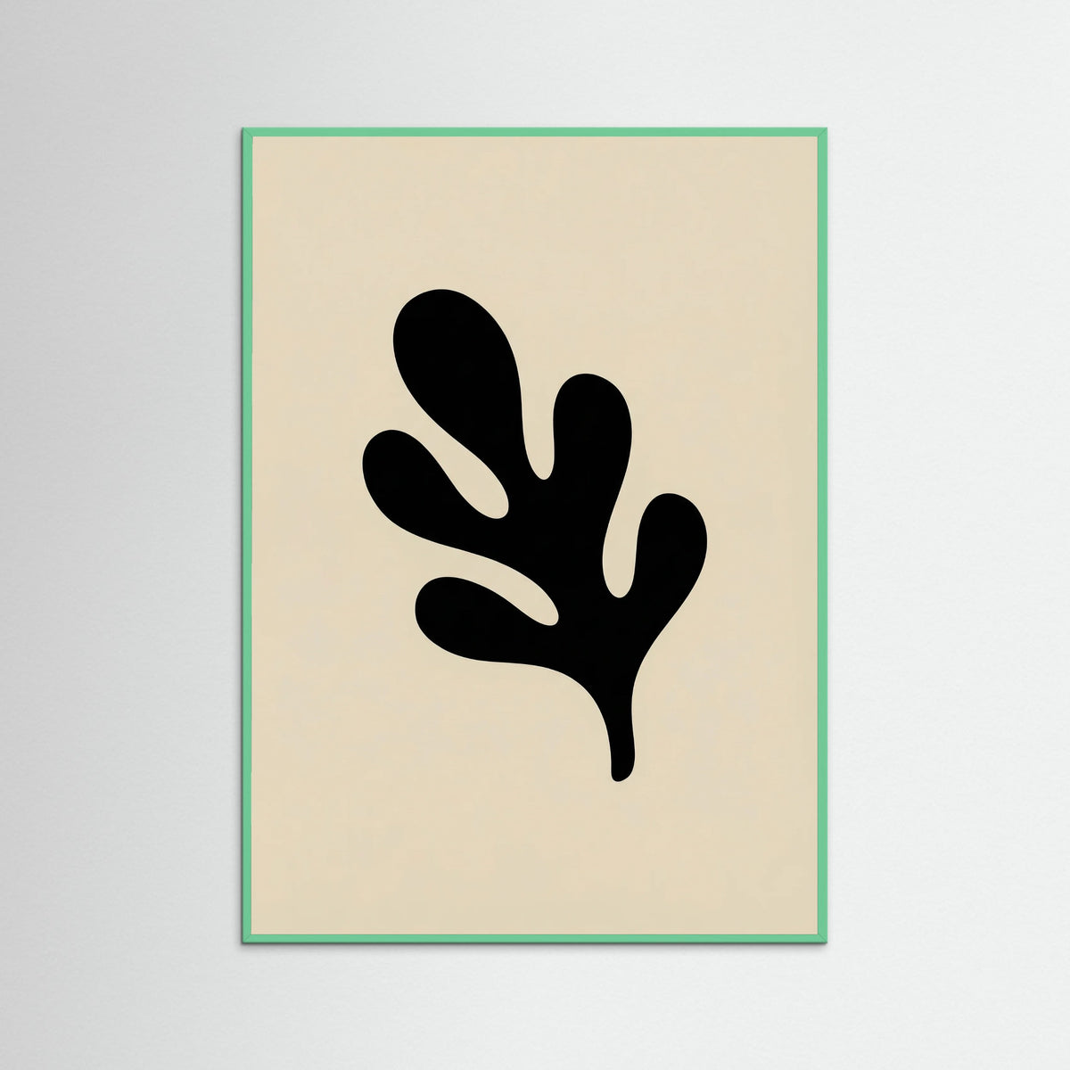 Mint Wood Organic Abstraction