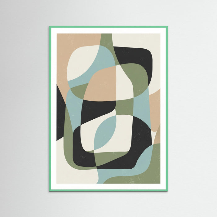 Mint Wood Organic Abstraction