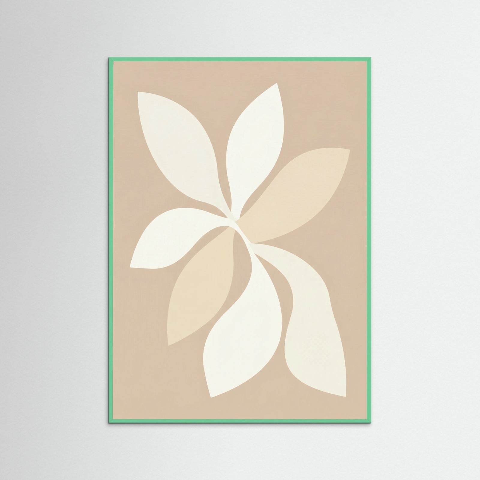 Mint Wood Organic Abstraction