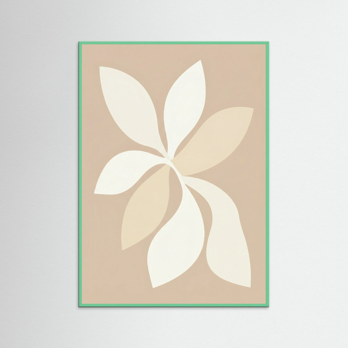 Mint Wood Organic Abstraction